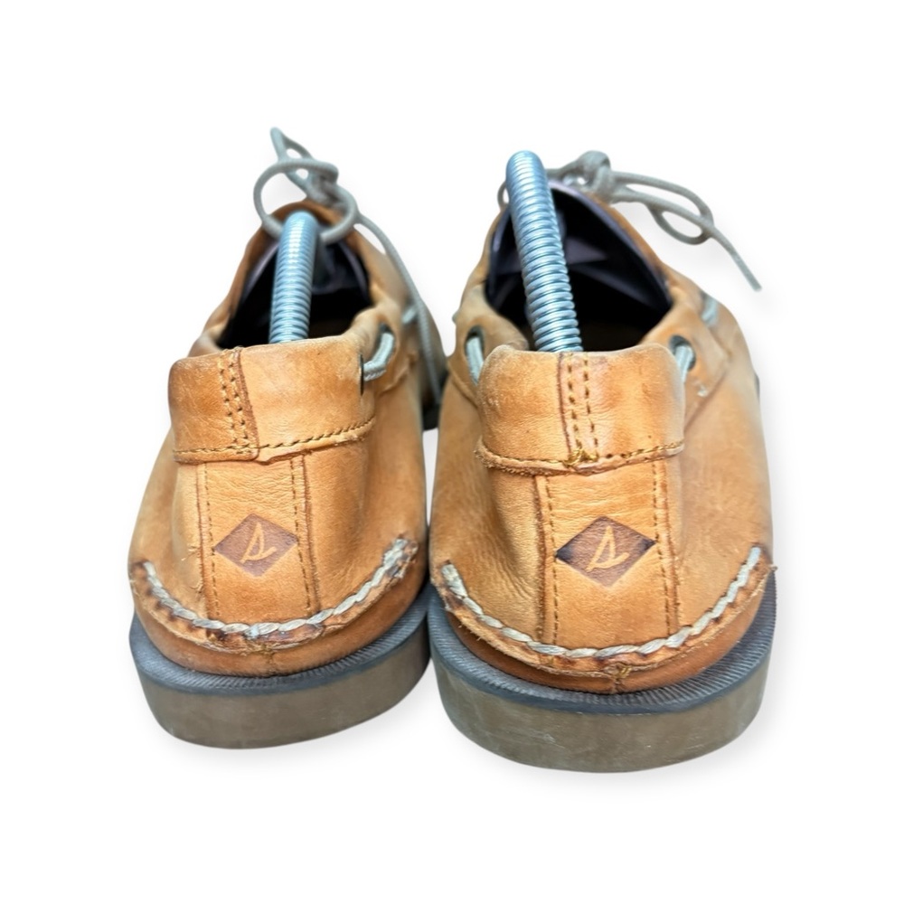 Sperry Tan Boat Shoes Moccasin Style - Picture 3 of 8